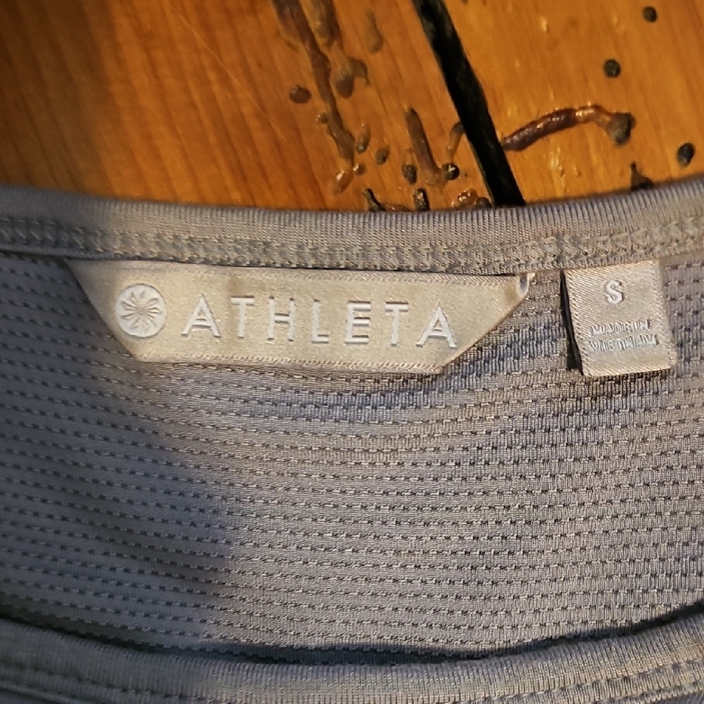 Athleta Gray Ruched Sheath Dress - Picture 2 of 3